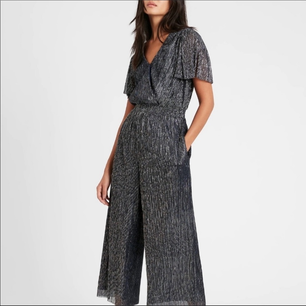 Banana Republic Metallic Jumpsuit
